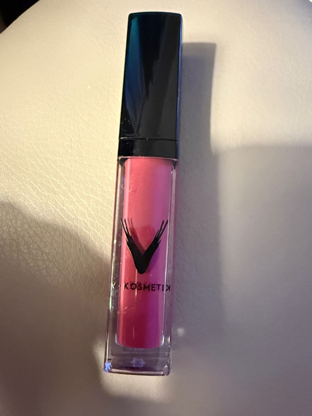 BY FAR Pink Lip Gloss - Vibrant Bubblegum Pink Shine